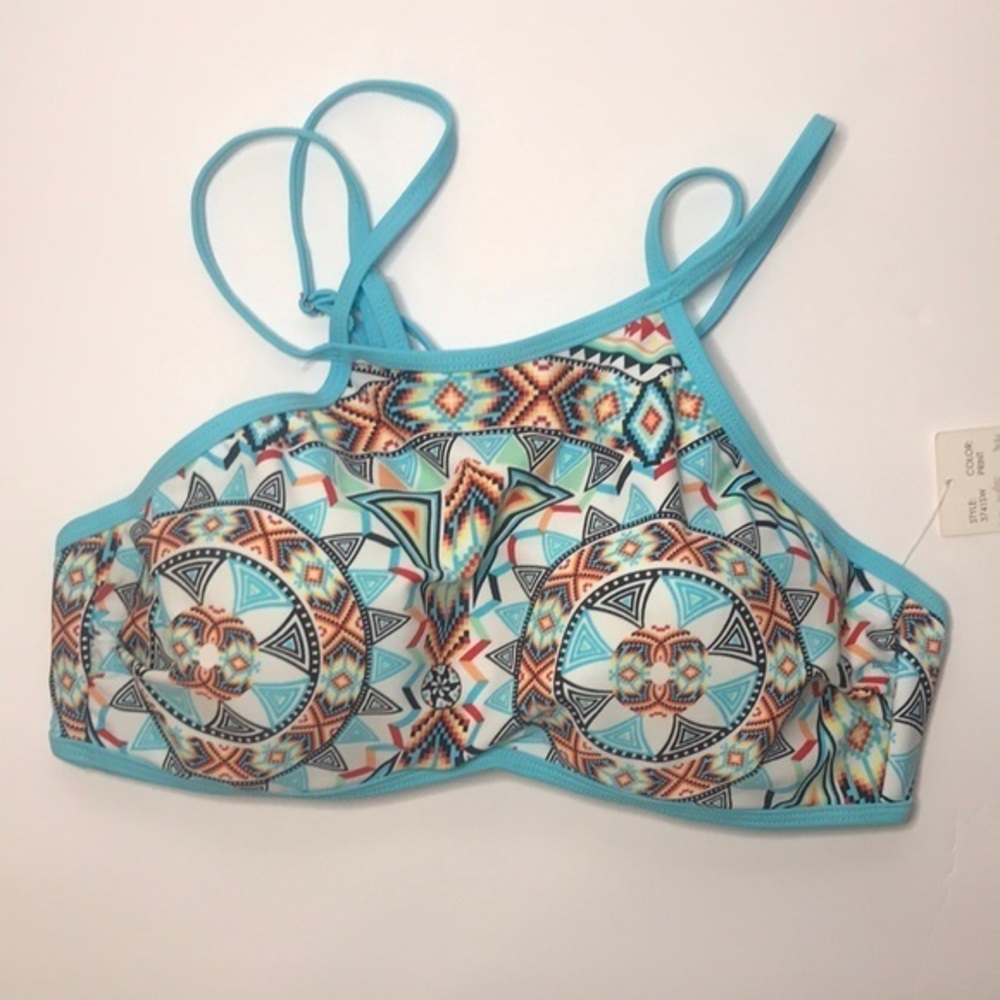 NWT‎ Tinibikini Swimwear Bikini Top Small Halter